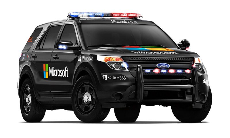 Microsoft S Police Car To Include Drones Dronelife