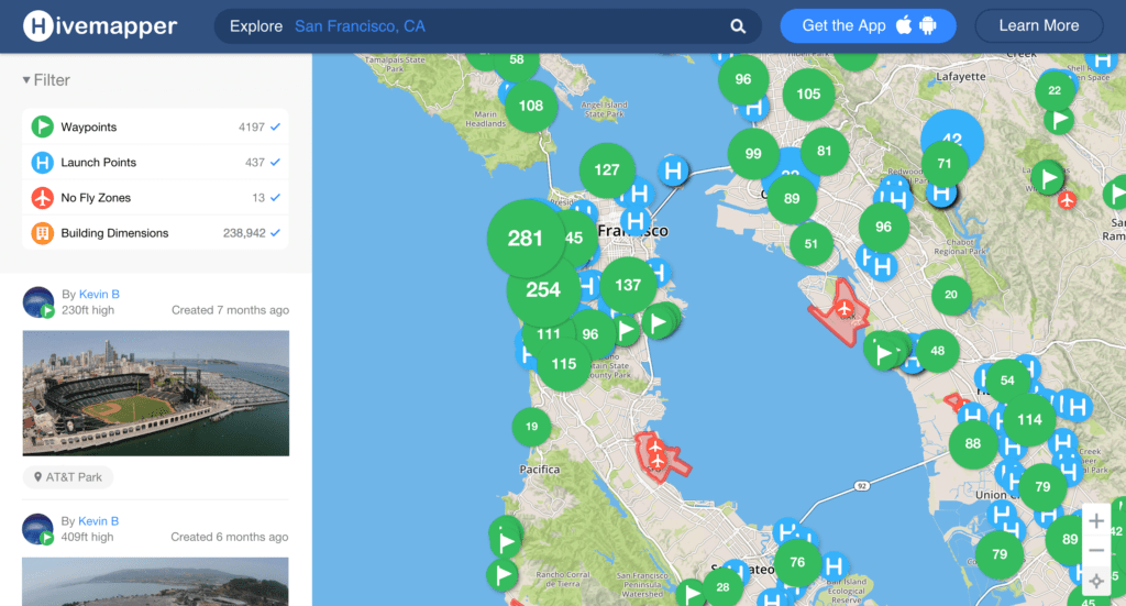 Hivemapper can assist with planning a flight