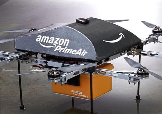 Air store drone delivery