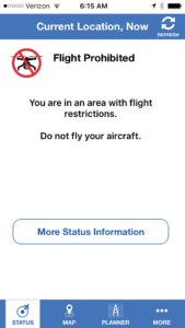 FAA b4ufly screen shot