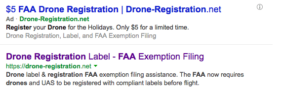 FAA registration scams