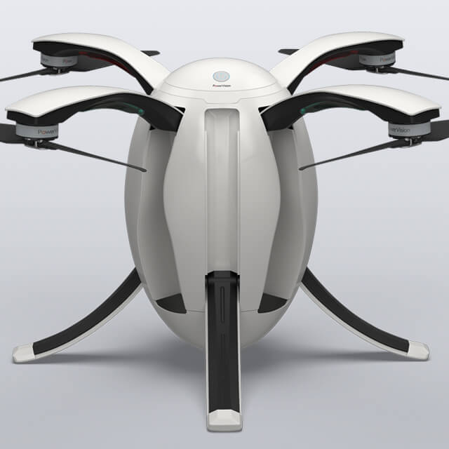 Guggenheim Museum hun er Ofte talt Powervision Robot Announces the PowerEgg Drone - DRONELIFE