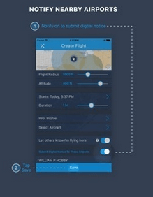 Screen shot Airmap