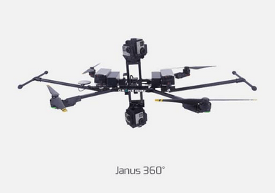 The JANUS 360° - DRONE VOLT's Virtual Reality Drone