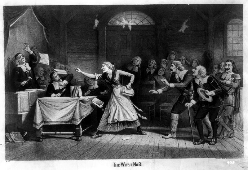 "The Witch, No. 3", c. 1892 lithograph by Joseph E. Baker Image in public domain