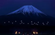 Sky Magic Syncs Drones to Music Beneath Mt.Fuji