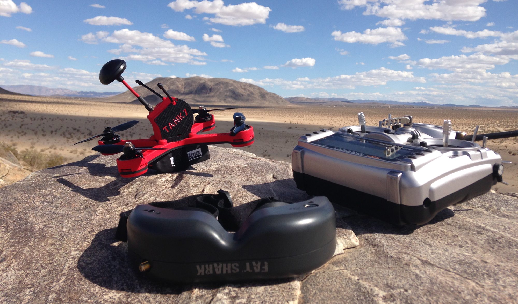 Tanky racing drone
