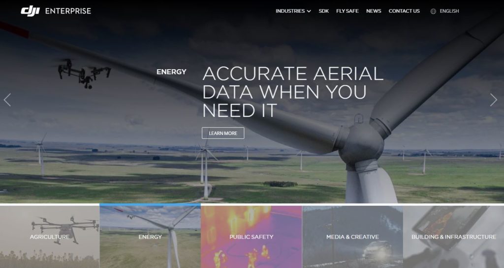 DJI Enterprise Website