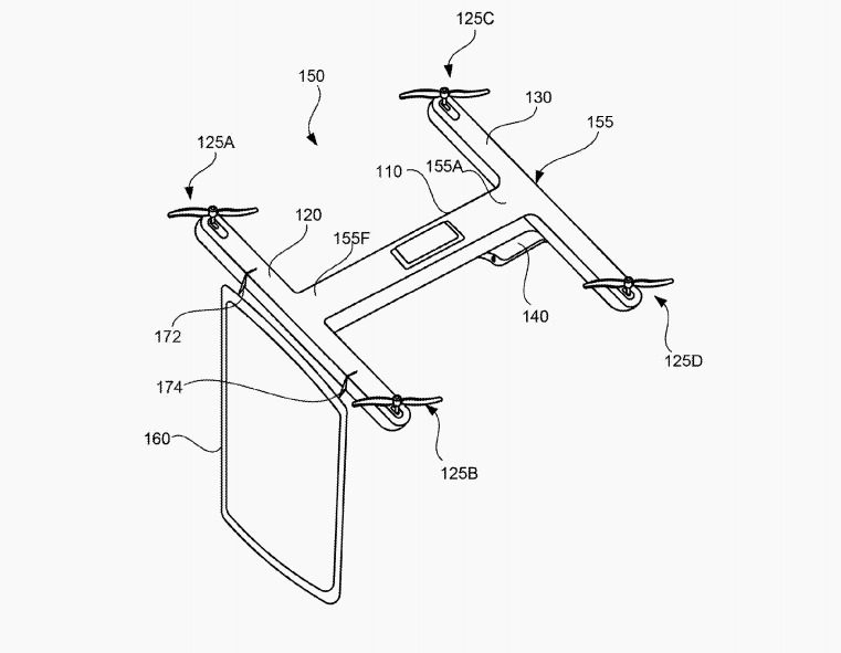 google conference call drone patent
