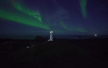 Icelandic Photographer Captures Northern Lights by Drone