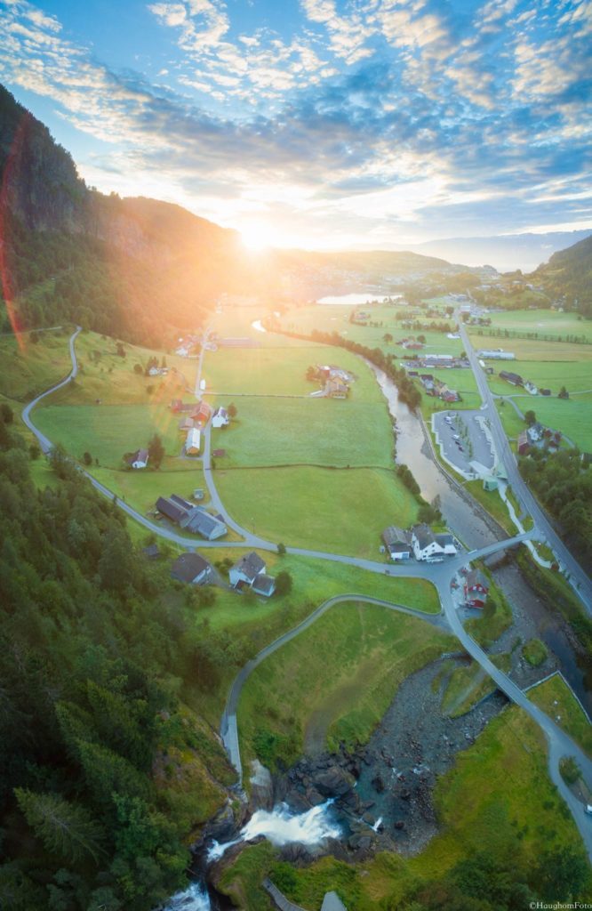 Norwegian Haughom drone photography