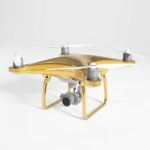 Gold Drone phantom 4 gold-plated phantom 4