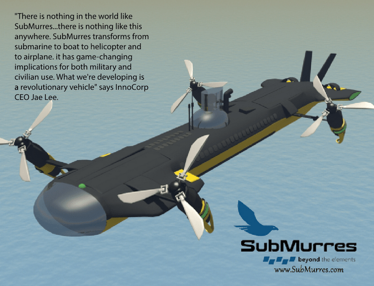 InnoCorp, LLC Announces SubMurres - It Swims and Flies