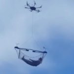 hammock drone powered flying