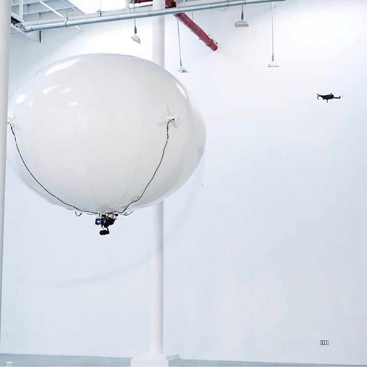 spacial halo drone blimp