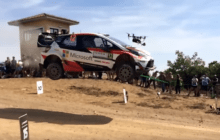 DJI Crew has Near Miss at World Rally Champs in Sardinia, Italy