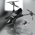 The Titan Grand Prix GFD1 and typical racing drone.