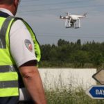 french drone police in bordeaux