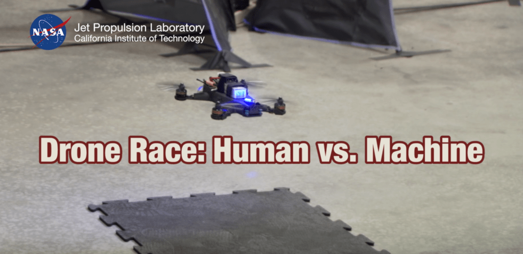 nasa AI fpv drl race