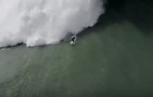 Epic Drone Footage Shows Surf Rescue in Portugal