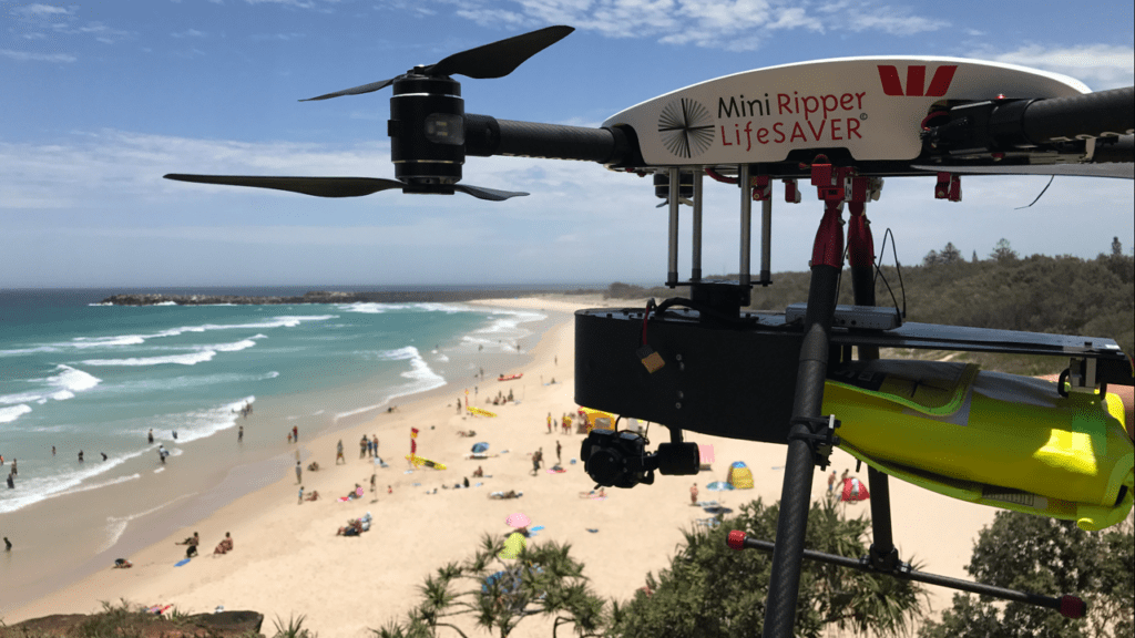 westpack little ripper drone saves lives in australia