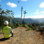 duke energy, using drones to reconnect power lines in puerto rico