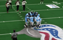 Indoor Football Team Scores with College Drone Project