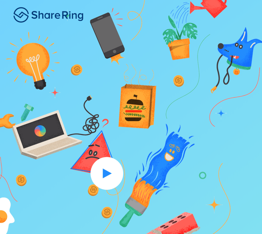 sharering and dji partner for blockchain sharing economy platform