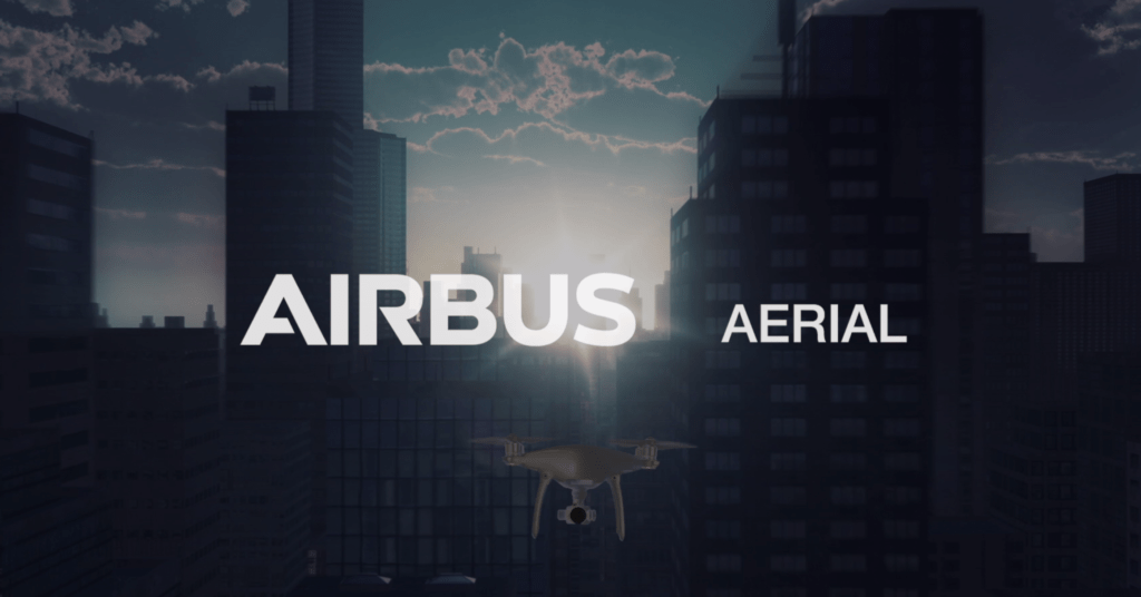 dronebase and airbus aerial partnership