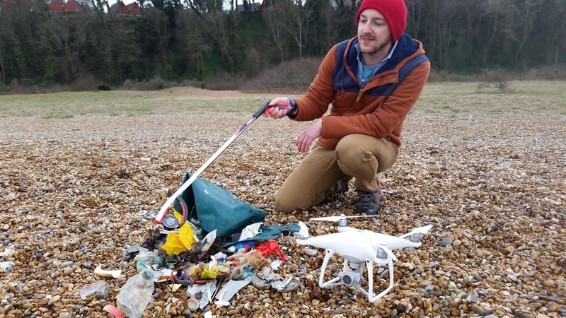 dji the plastic tide environmental drones for good