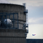 greenpeace superman drone nuclear plant protest france