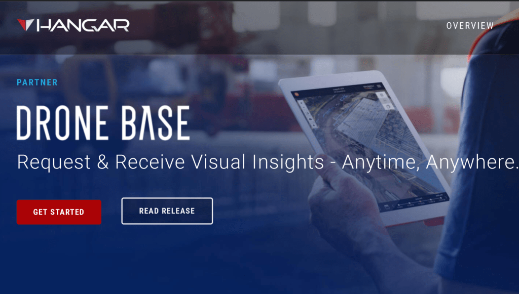 hangar dronebase partnership combines pilot network with 4d insights