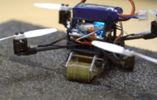 Micro-drones Can Anchor onto Surfaces and Pull Heavy Loads