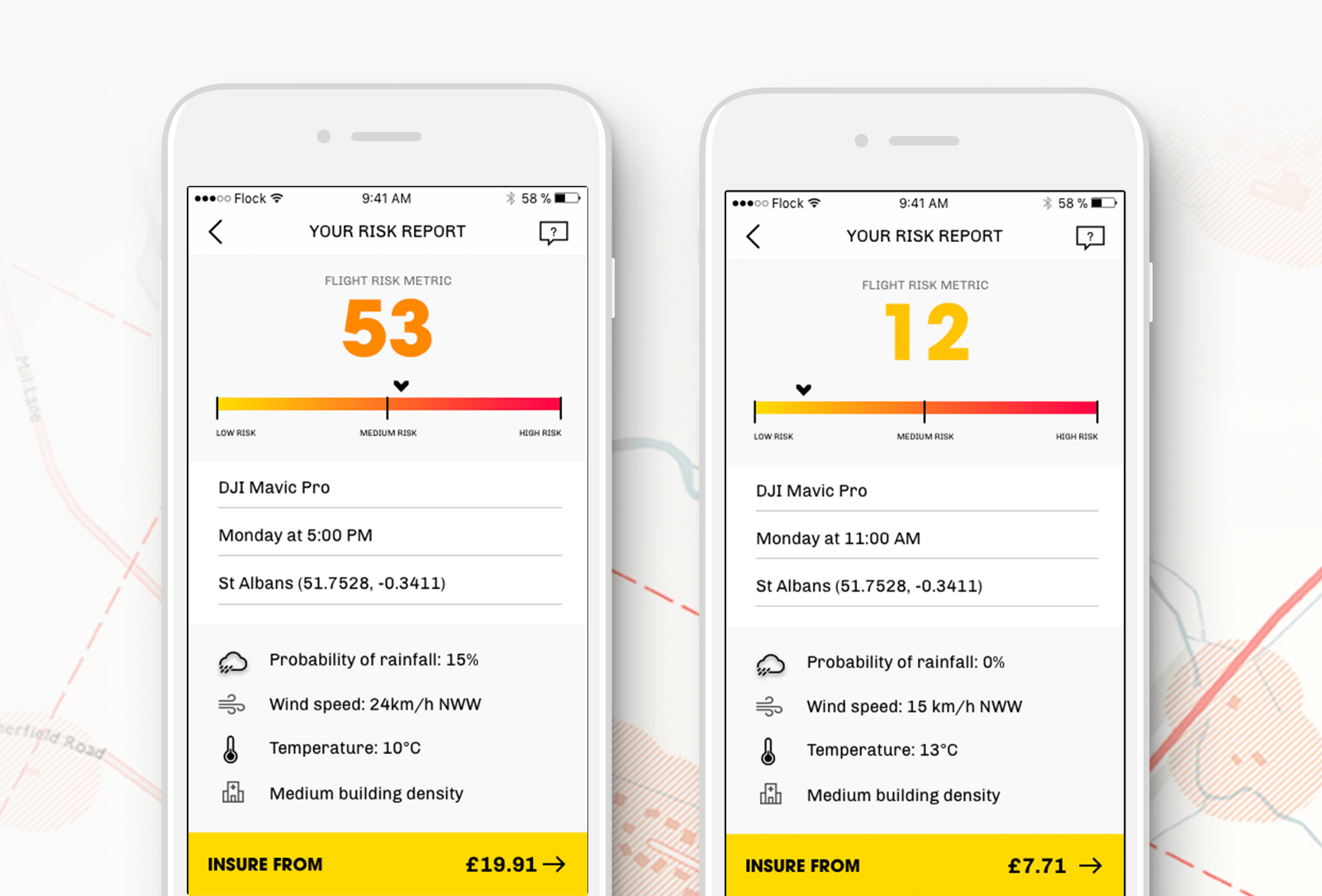 Flock Reveals Insurance Data Insights From Uk Drone Pilots Dronelife - in a matter of seconds pilots are able to determine where and when it is safest to fly and save money