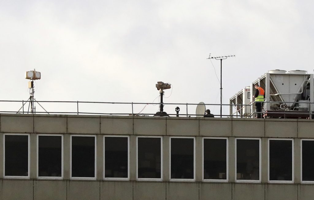 Military countermeasures have been withdrawn from Gatwick Airport. 