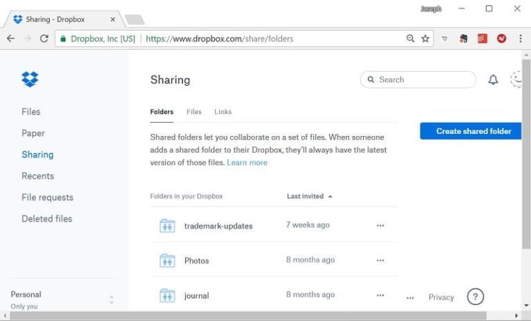 dropbox alternatives for families