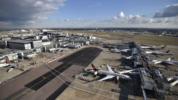 heathrow airport drone disruption