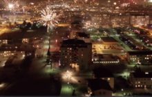 New Years Drone Video from Reykjavik, Iceland