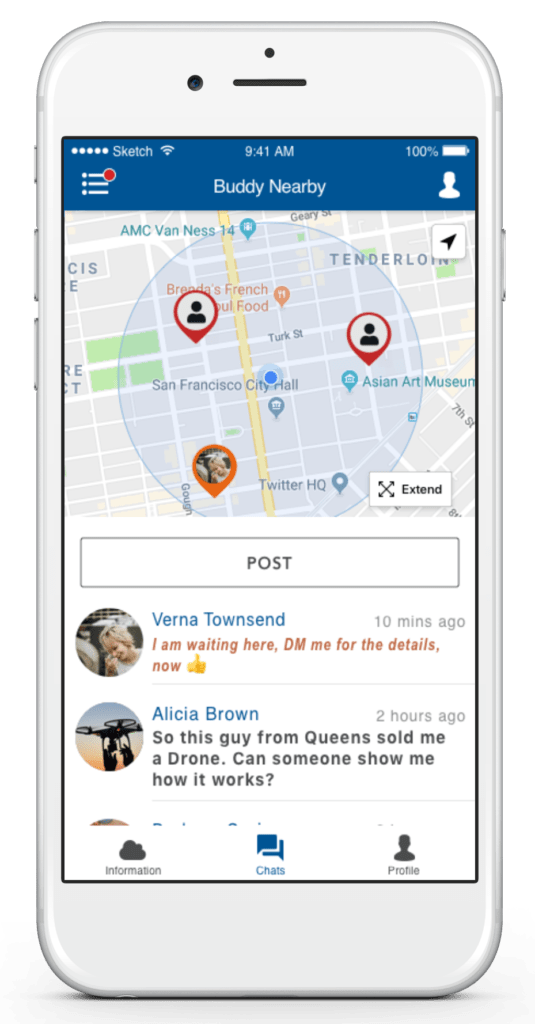 Part airspace intelligence part social platform for drone pilots meet