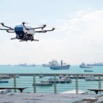 airbus drone delivery port in singapore