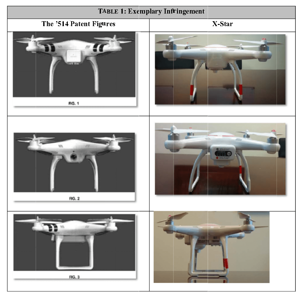 dji autel patent infringement