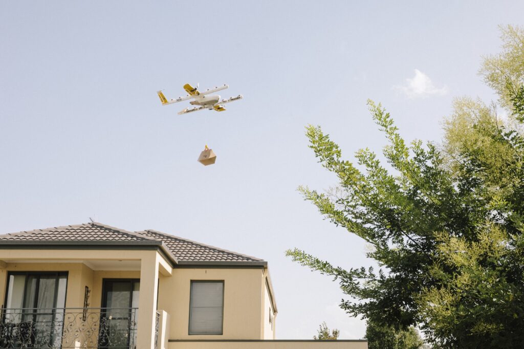 alphabet google wing delivery in australia canberra