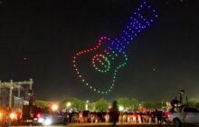 Drone Light Show Shines Over Mexican Hot Air Balloon Fest