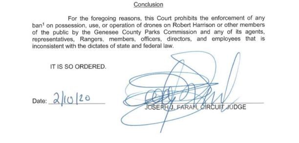 Judge Strikes Down Michigan County S Drone Ban Dronelife