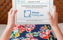 Women and Drones Humanitarian Team Award Goes to Kenya Flying Labs