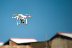 flying a drone in the wind