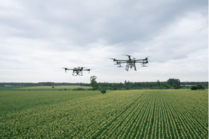 DJI crop spraying drones