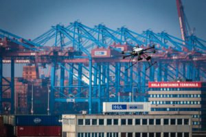 drones at Port of Hamburg