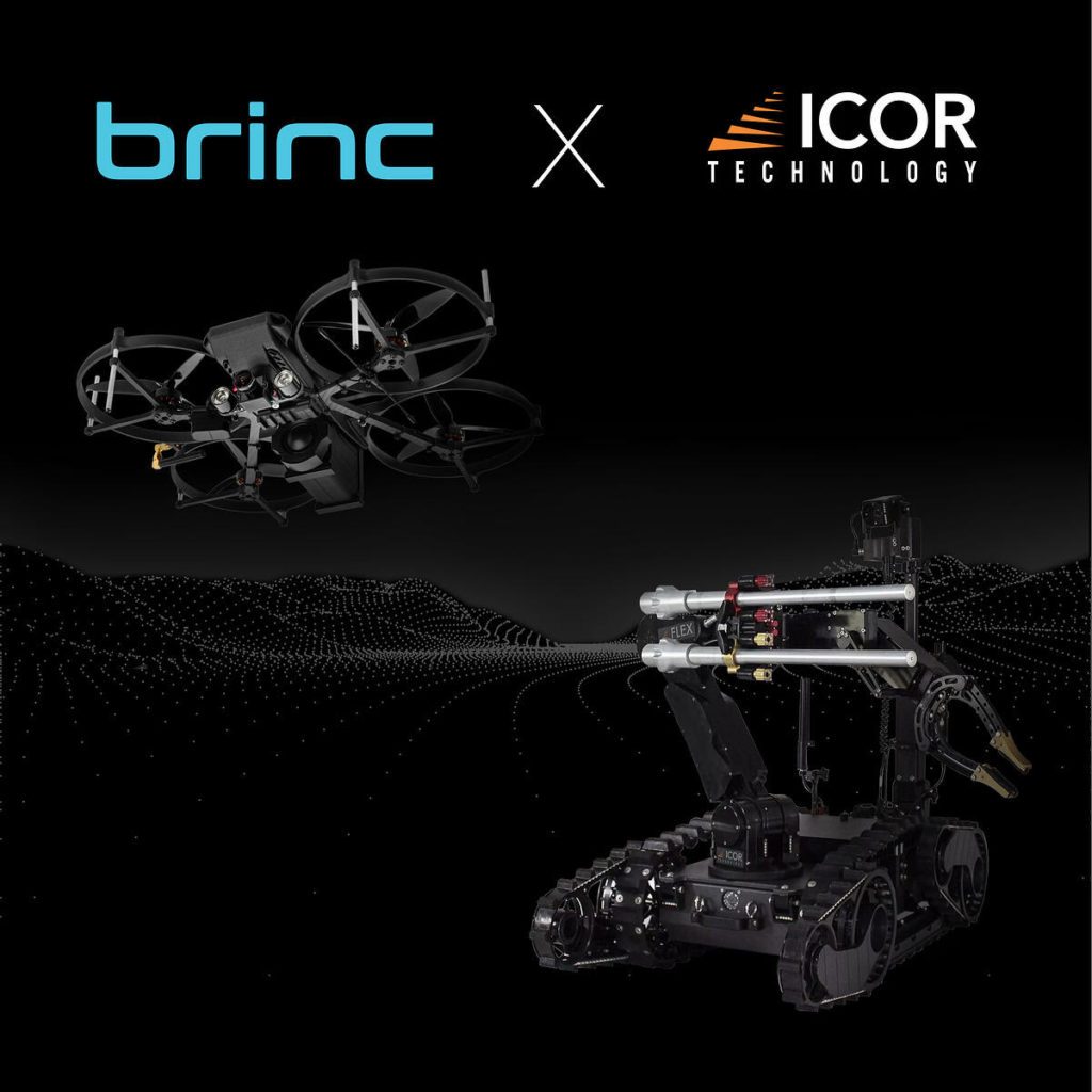 ICOR and BRINC Associate Robotics for Public Security