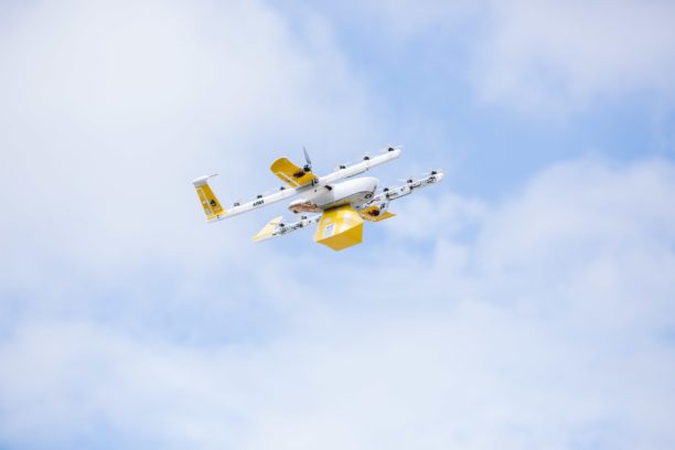 Wing drone delivery in Texas